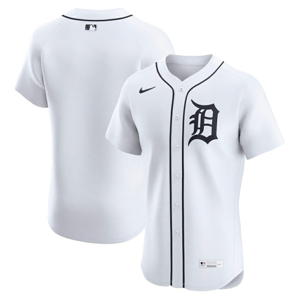 Detroit Tigers Nike Home Elite Jersey - White - Nike Lifestyle