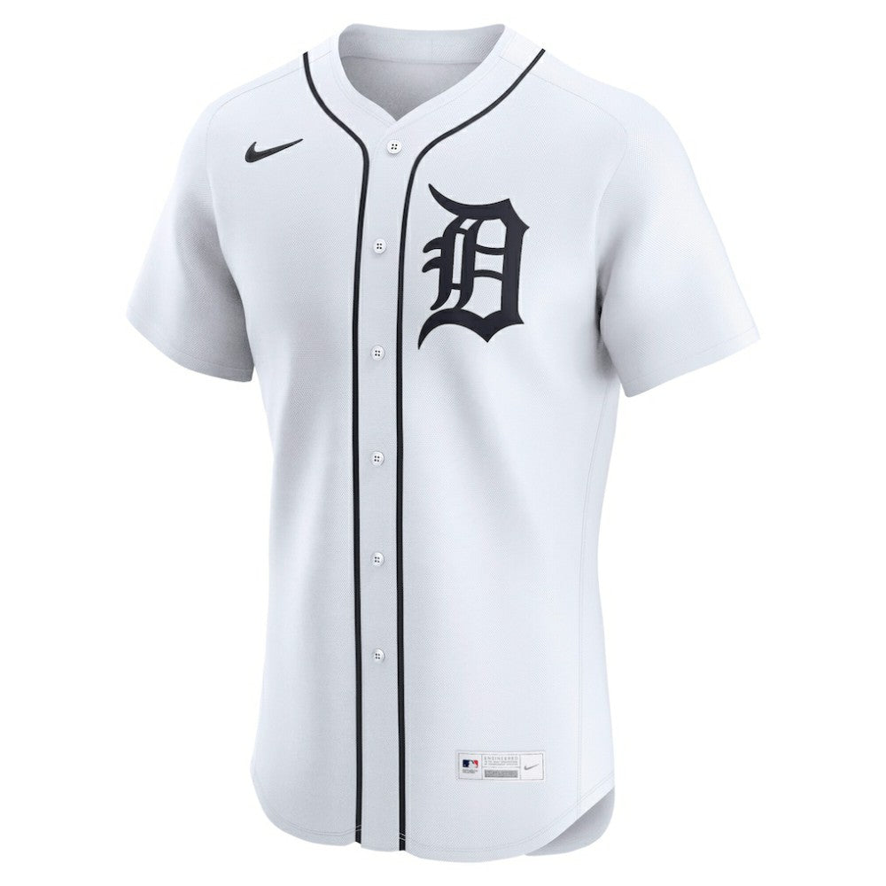 Detroit Tigers Nike Home Elite Jersey - White - Nike Lifestyle