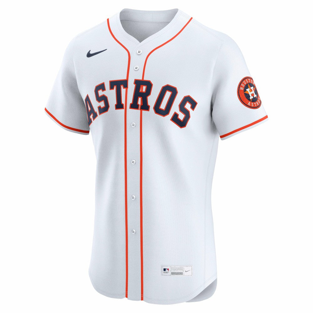 Houston Astros Nike Home Elite Jersey - White - Nike Online