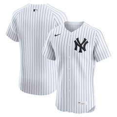 New York Yankees Nike Home Elite Jersey - White - Nike on Sale