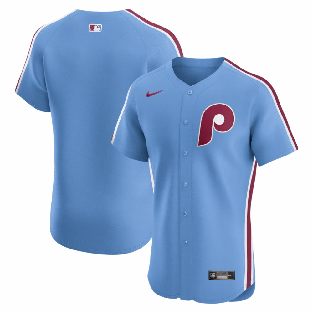 Philadelphia Phillies Nike Alternate Elite Jersey - Light Blue - Nike Discount