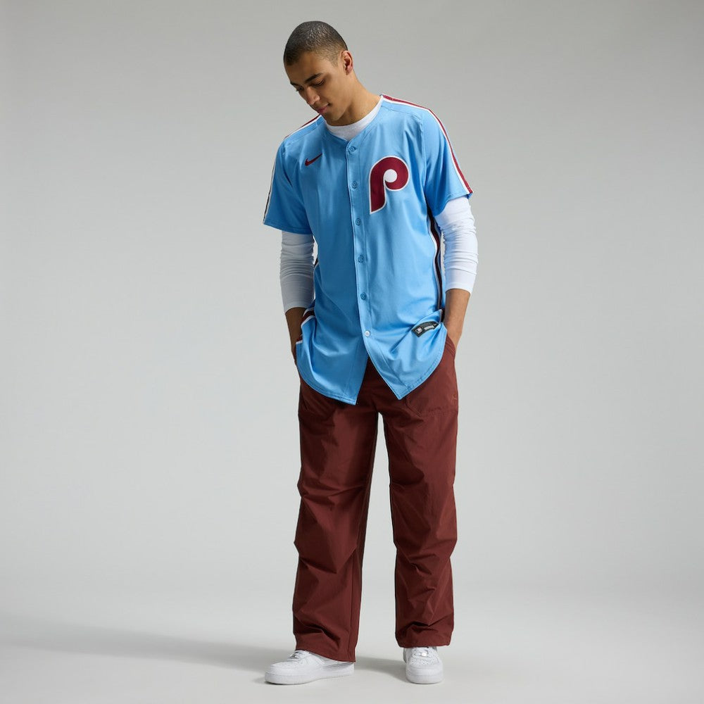 Philadelphia Phillies Nike Alternate Elite Jersey - Light Blue - Nike Discount