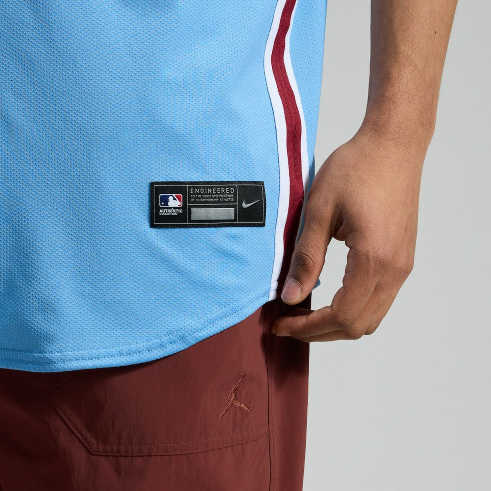 Philadelphia Phillies Nike Alternate Elite Jersey - Light Blue - Nike Discount