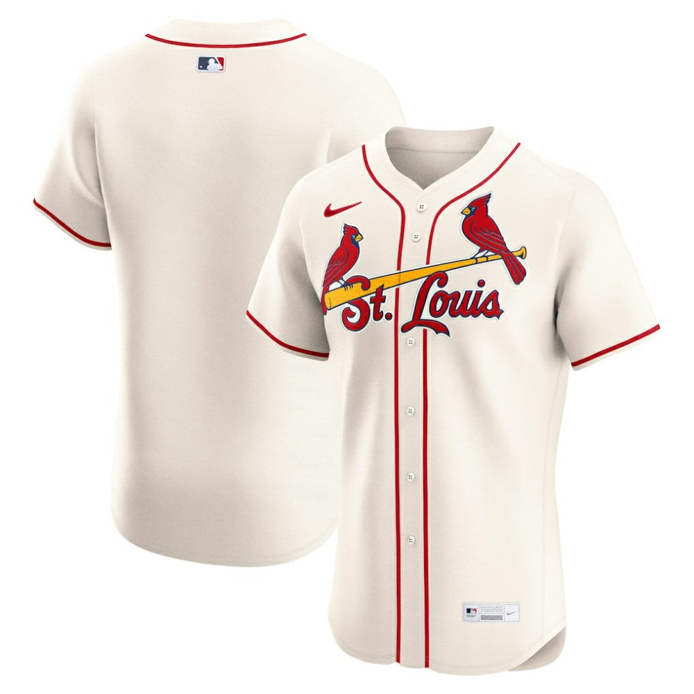 St. Louis Cardinals Nike Alternate Elite Jersey - Cream - Nike Online