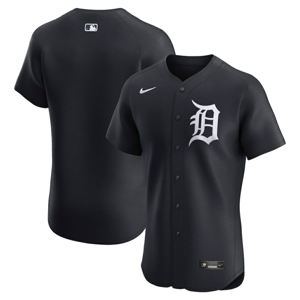 Detroit Tigers Nike Alternate 2 Elite Jersey - Navy - Nike Online