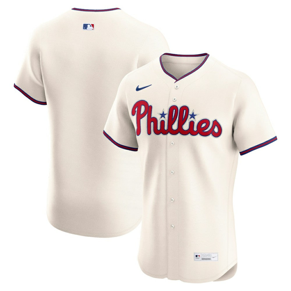 Philadelphia Phillies Nike Alternate 2 Elite Jersey - Cream - Nike Discount