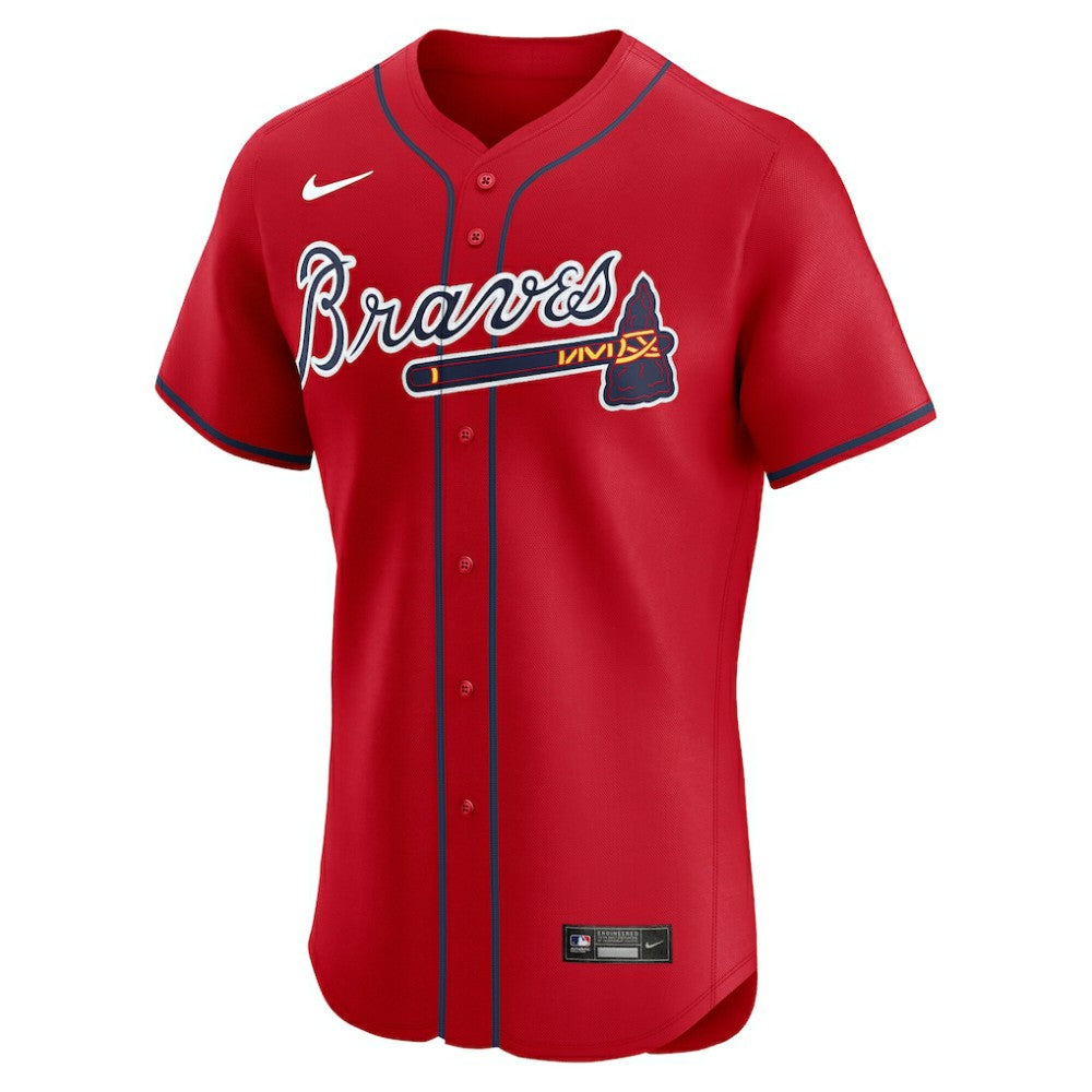 Atlanta Braves Nike Alternate Elite Jersey - Red - Nike Online