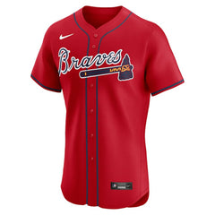 Atlanta Braves Nike Alternate Elite Jersey - Red - Nike Online