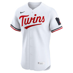 Minnesota Twins Nike Home Elite Jersey - White - Nike on Sale