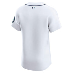 Seattle Mariners Nike Home Elite Jersey - White - Nike on Sale