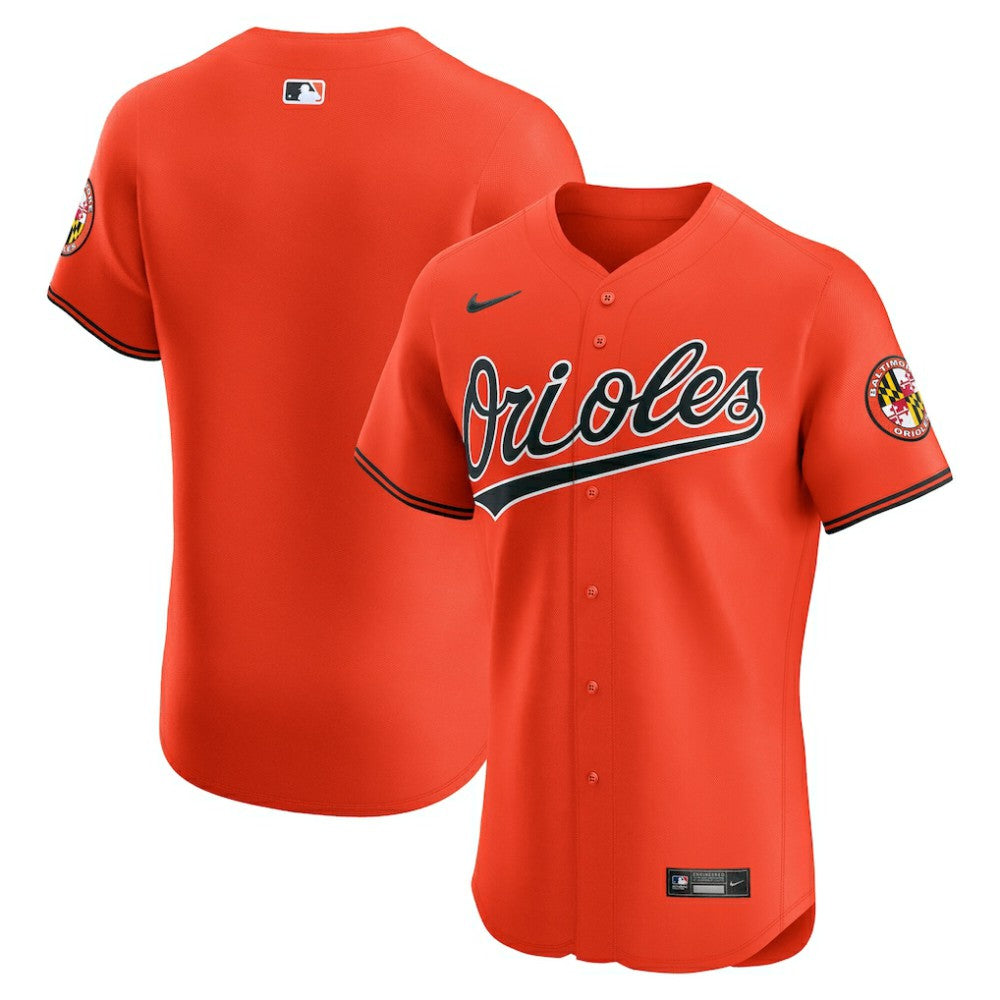Baltimore Orioles Nike Alternate 2  Elite Jersey - Orange - Nike Sale