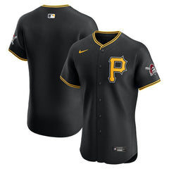 Pittsburgh Pirates Nike Alternate Elite Jersey - Black - Nike Online