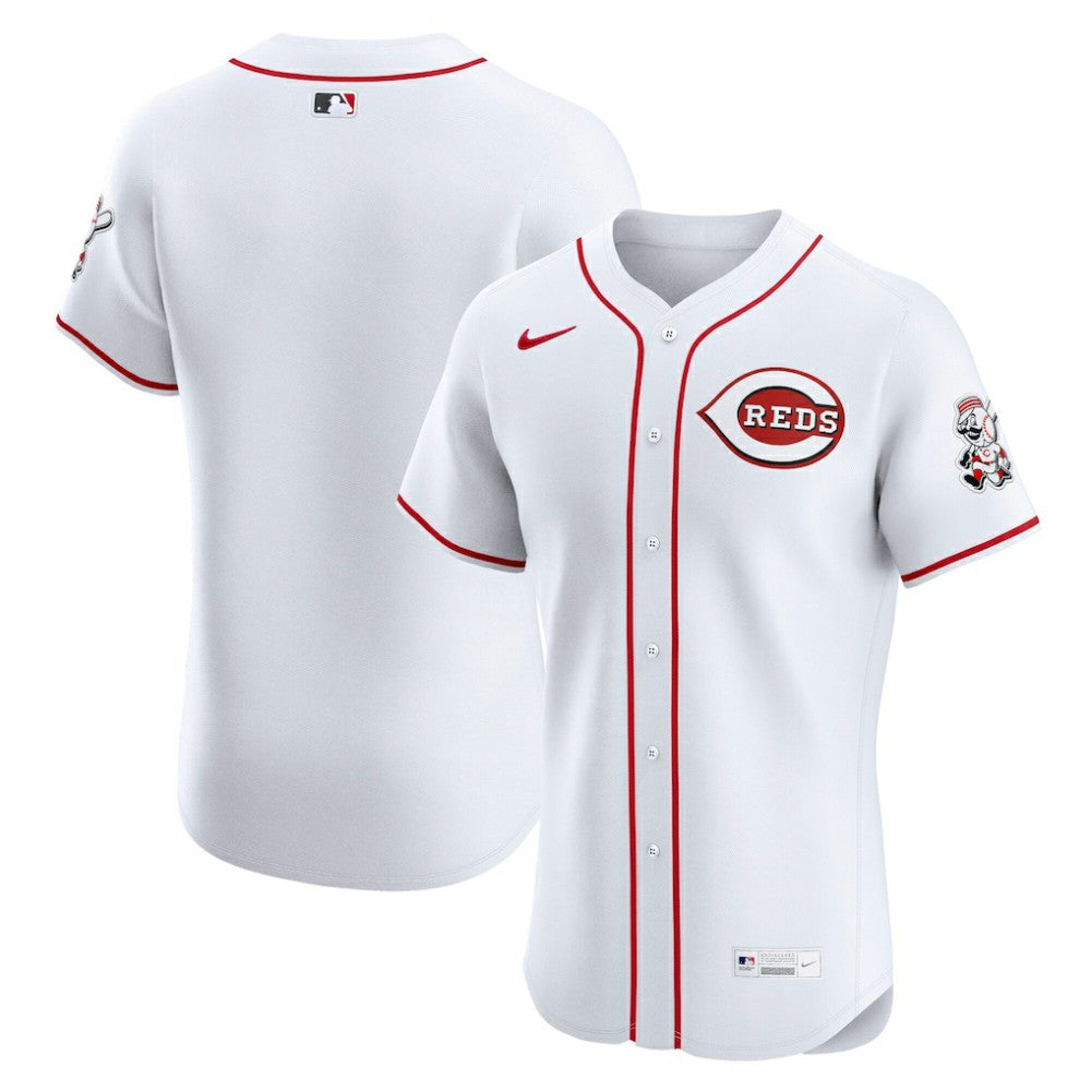 Cincinnati Reds Nike Home Elite Jersey - White - Nike Discount