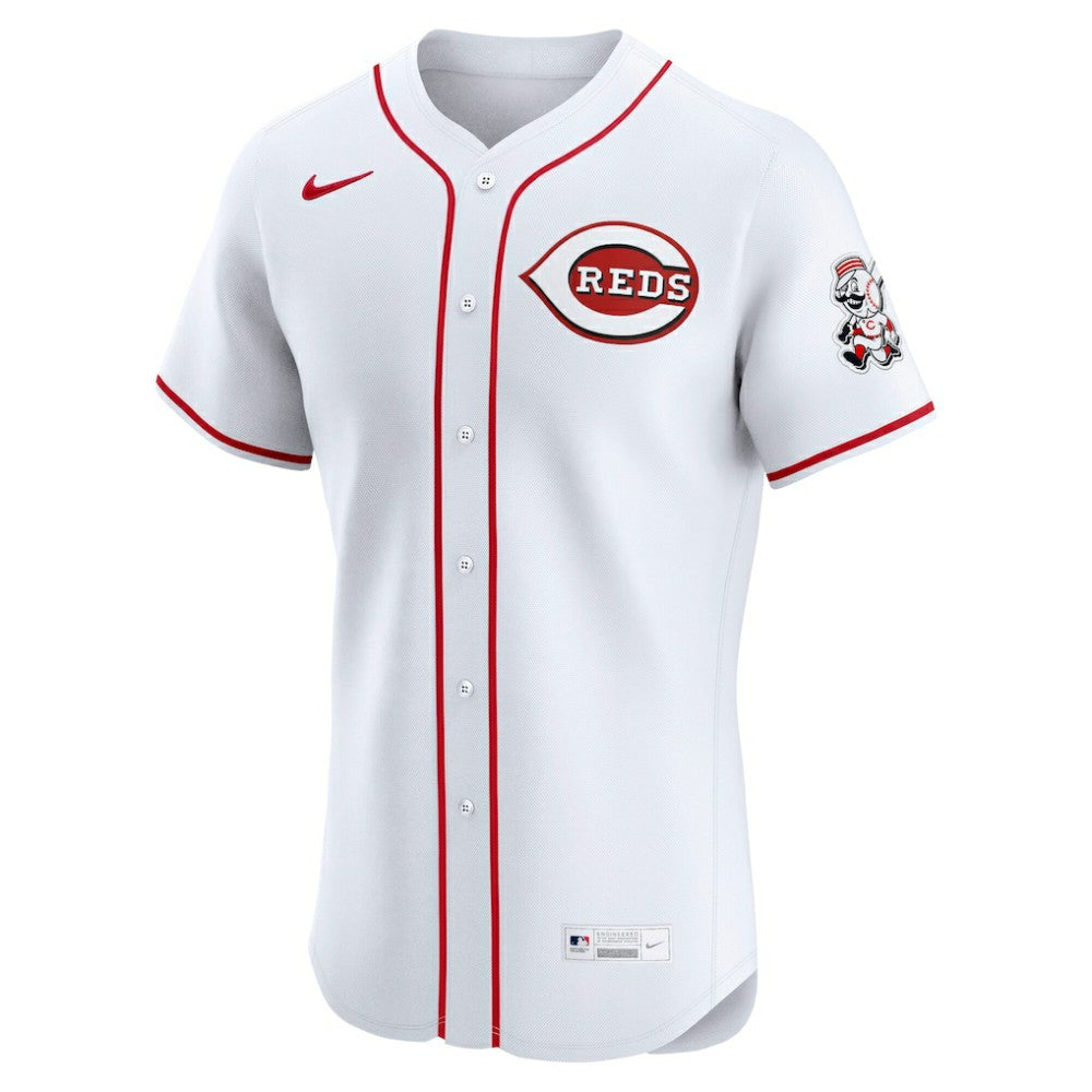 Cincinnati Reds Nike Home Elite Jersey - White - Nike Discount