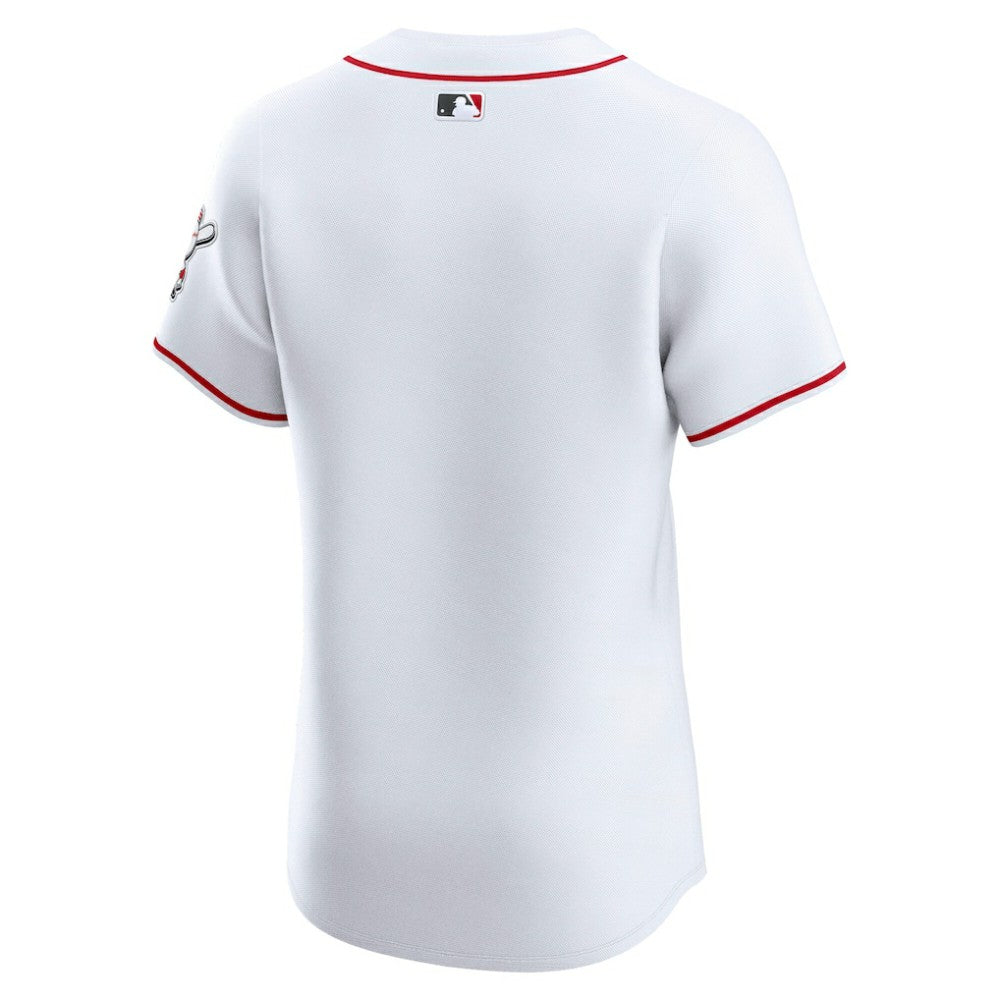 Cincinnati Reds Nike Home Elite Jersey - White - Nike Discount