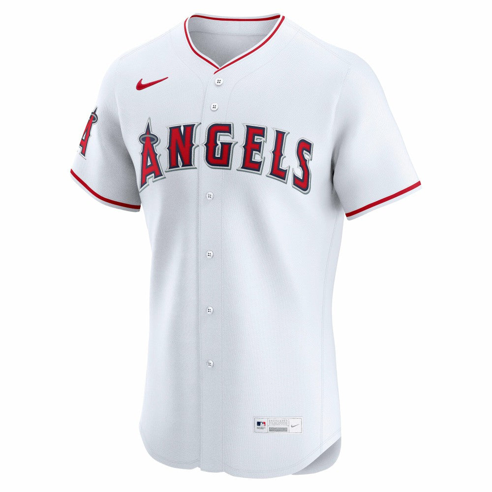 Los Angeles Angels Nike Home Elite Jersey - White - Nike Lifestyle