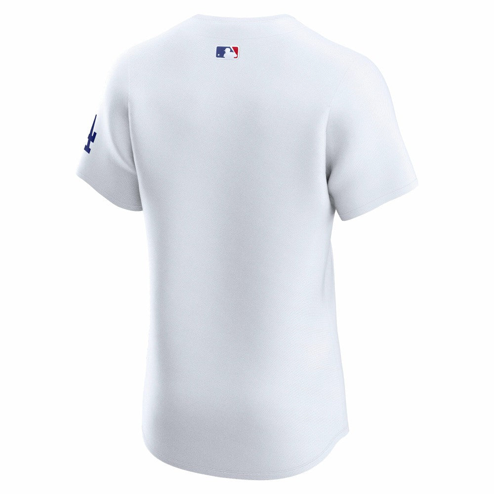 Los Angeles Dodgers Nike Home Elite Jersey - White - Nike Discount