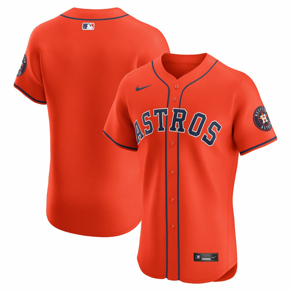 Houston Astros Nike Alternate Elite Jersey - Orange - Nike Discount