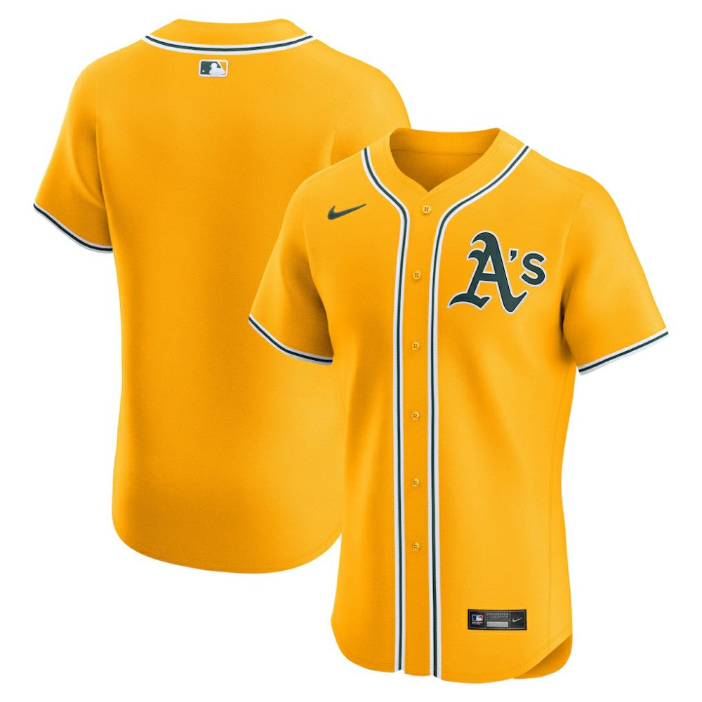 Athletics Nike Alternate 2 Elite Jersey - Gold - Nike Sale
