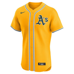 Athletics Nike Alternate 2 Elite Jersey - Gold - Nike Sale