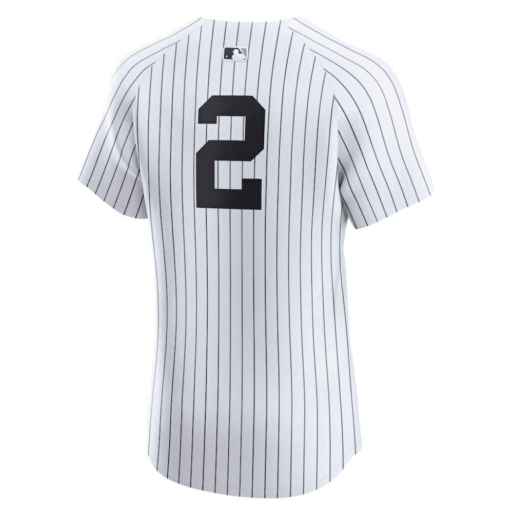 Derek Jeter New York Yankees Nike Home Elite Player Jersey - White - Nike on Sale