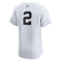 Derek Jeter New York Yankees Nike Home Elite Player Jersey - White - Nike on Sale