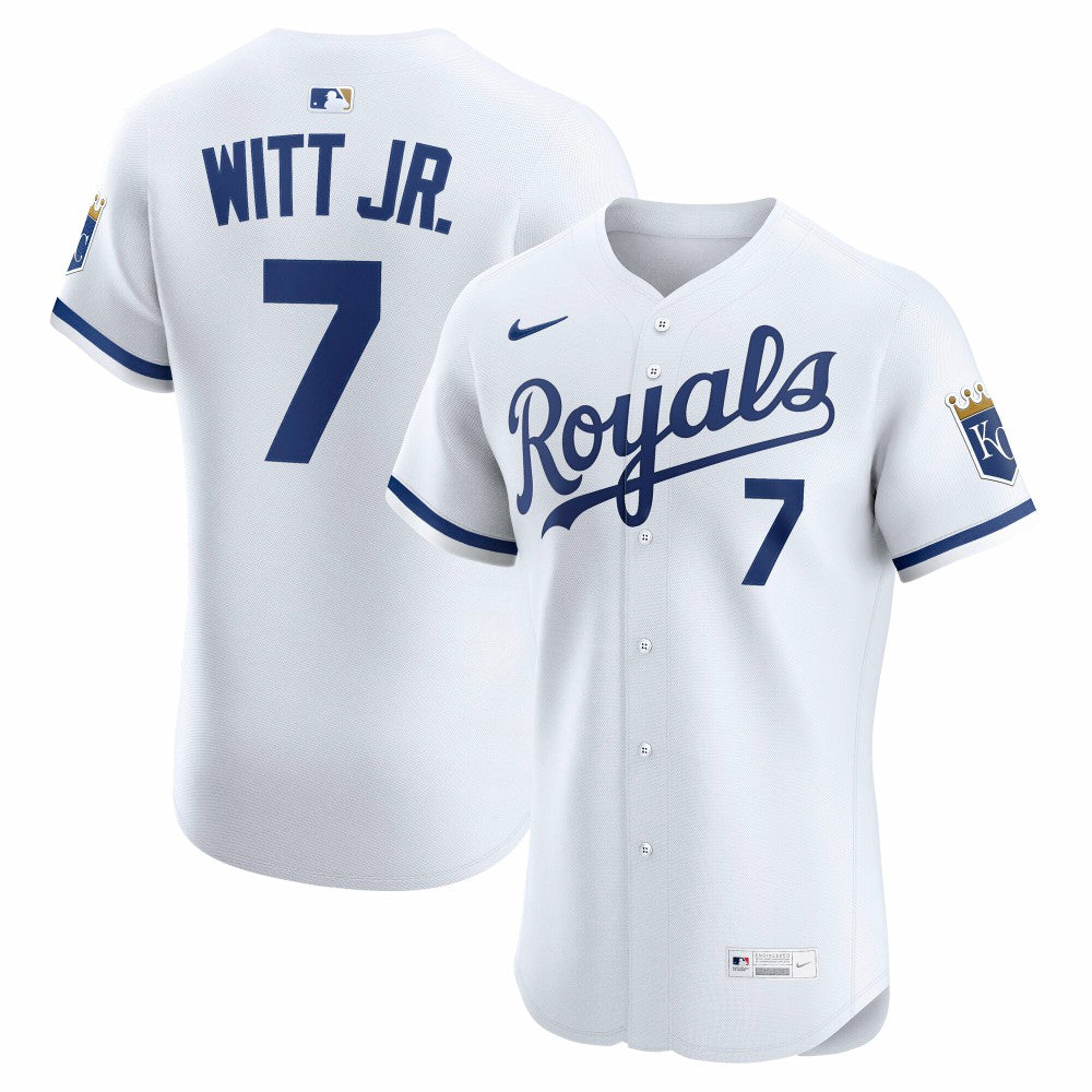 Bobby Witt Jr. Kansas City Royals Nike Home ElitePlayer  Jersey - White - Nike Sale