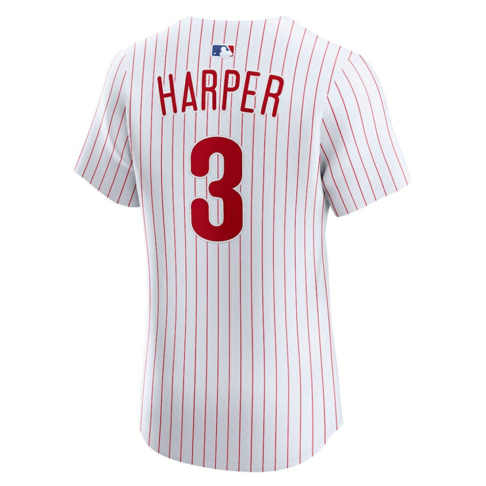 Bryce Harper Philadelphia Phillies Nike Home Elite Jersey - White - Nike Sale