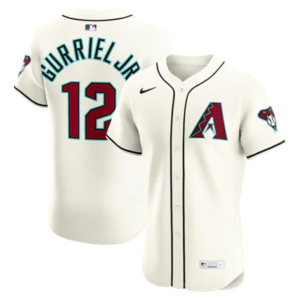 Lourdes Gurriel Jr. Arizona Diamondbacks Nike Home Elite Jersey - Cream - Nike Sale