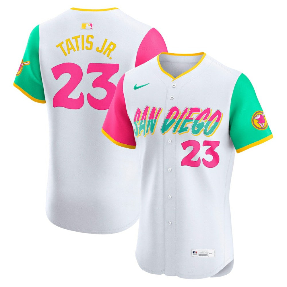 Fernando Tatis Jr. San Diego Padres Nike City Connect Elite Jersey - White - Nike Discount