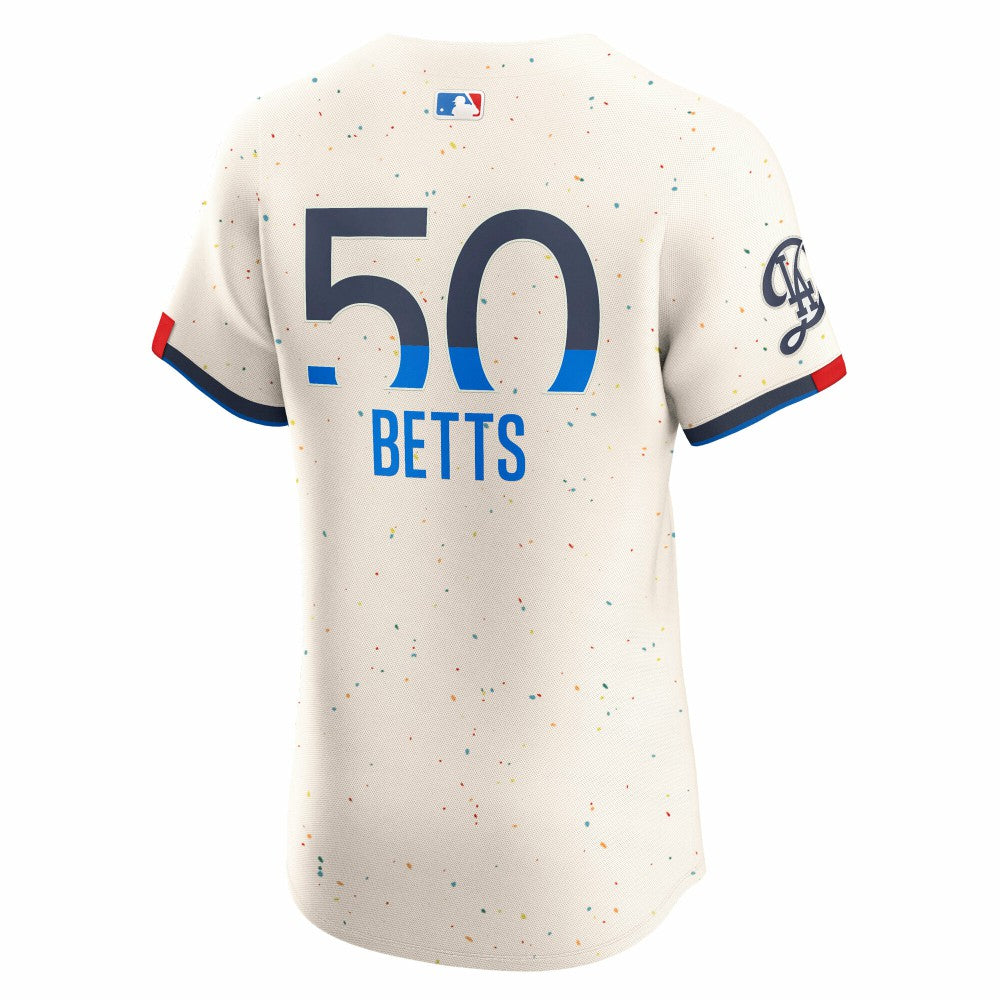 Mookie Betts Los Angeles Dodgers Nike City Connect Elite Jersey - Cream - Nike Sale