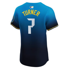 Trea Turner Philadelphia Phillies Nike City Connect Elite Jersey - Navy - Nike Discount