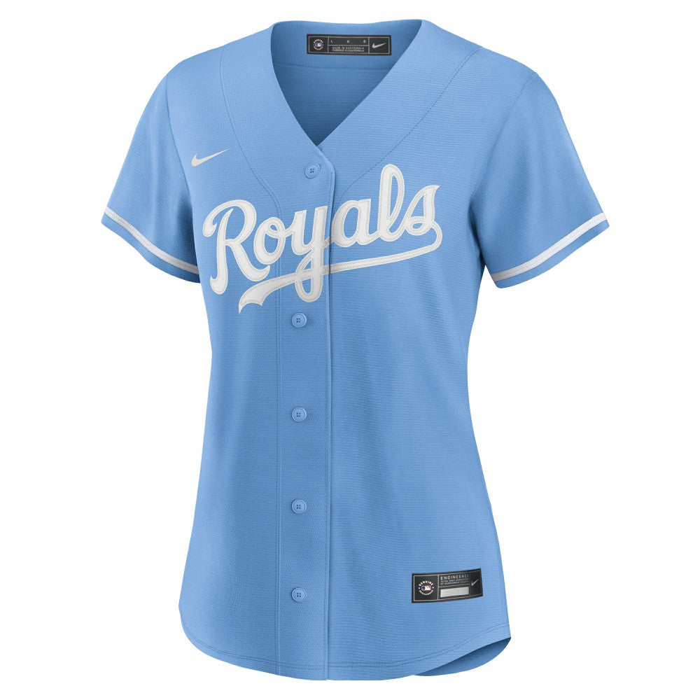 Bobby Witt Jr. Kansas City Royals Nike Women's Alternate Replica Player Jersey - Light Blue - Nike Lifestyle