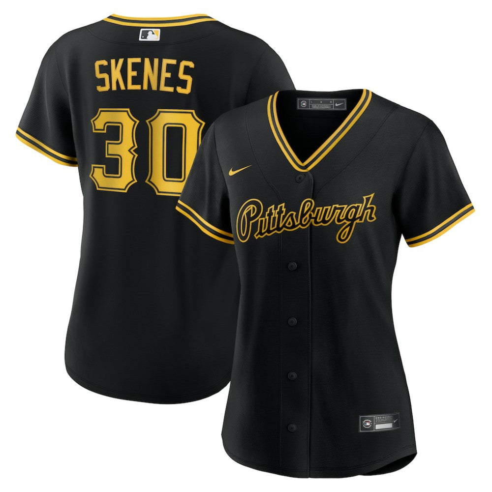 Paul Skenes Pittsburgh Pirates Nike Women's Alternate Replica Player Jersey - Black - Nike Discount