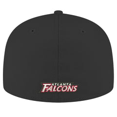 Atlanta Falcons New Era Omaha Throwback 59FIFTY Fitted Hat Black