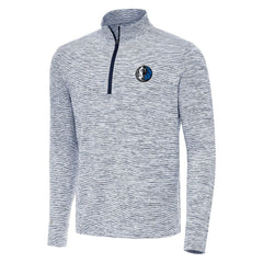 Dallas Mavericks Antigua Cause Quarter-Zip Top Navy