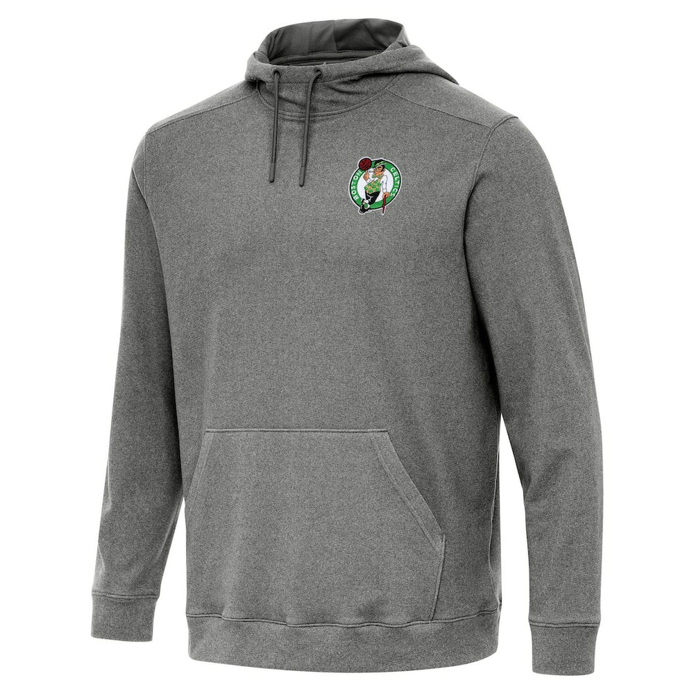 Boston Celtics Antigua Cloud Pullover Hoodie Heather Black