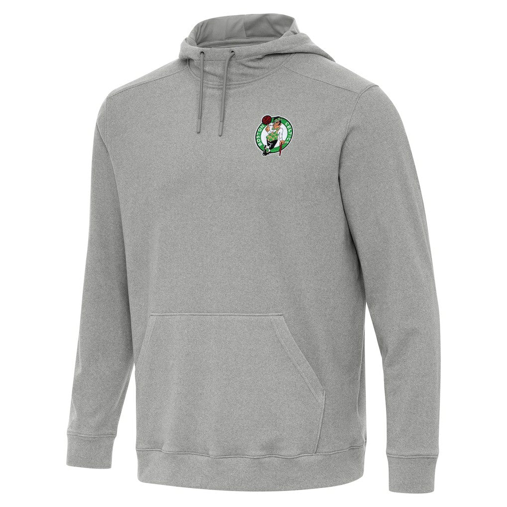 Boston Celtics Antigua Cloud Pullover Hoodie Heather Gray