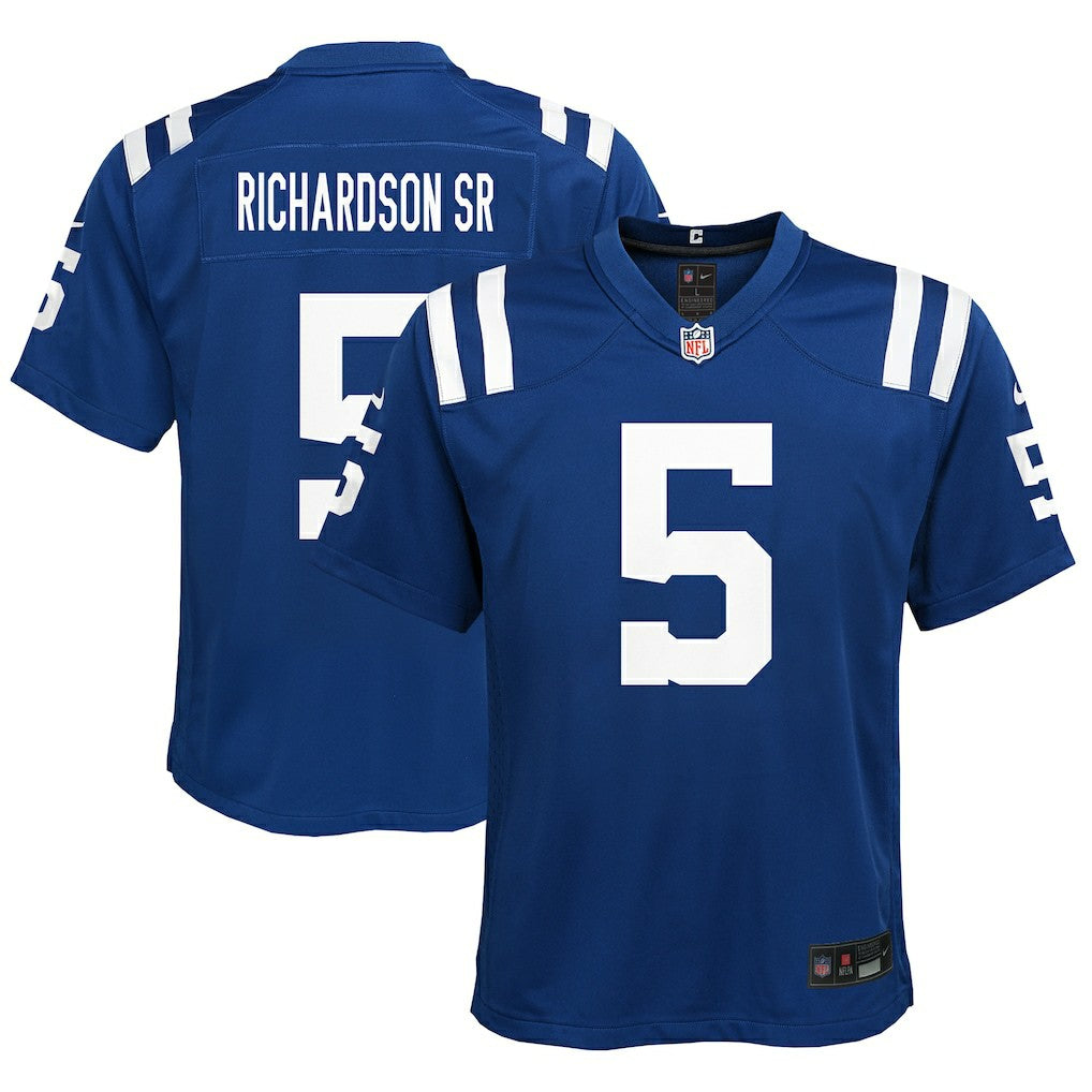 Nike Anthony Richardson Sr. Indianapolis Colts Youth Game Jersey Royal