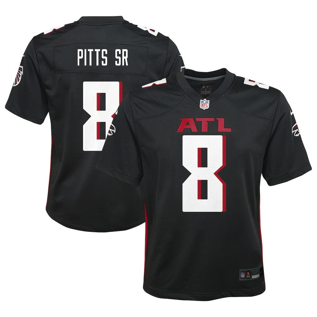 Nike Kyle Pitts Sr. Atlanta Falcons Youth Game Jersey Black