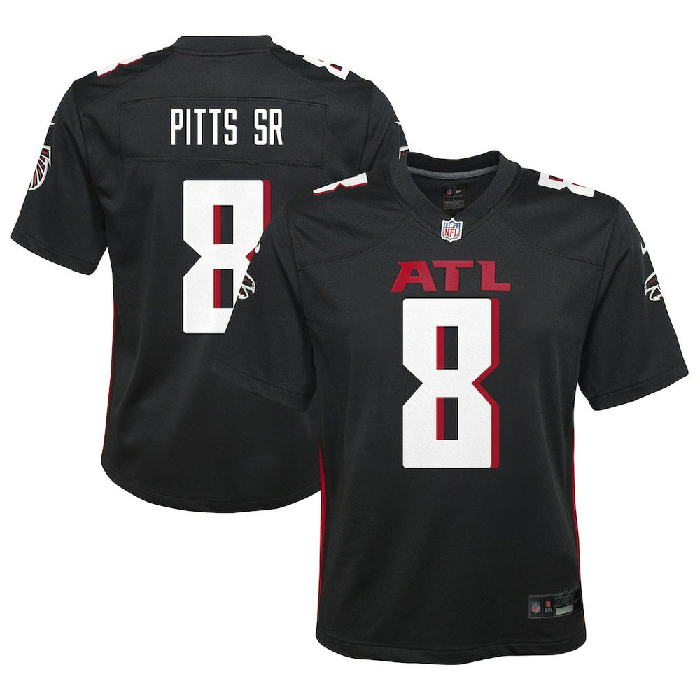 Nike Kyle Pitts Sr. Atlanta Falcons Youth Game Jersey Black