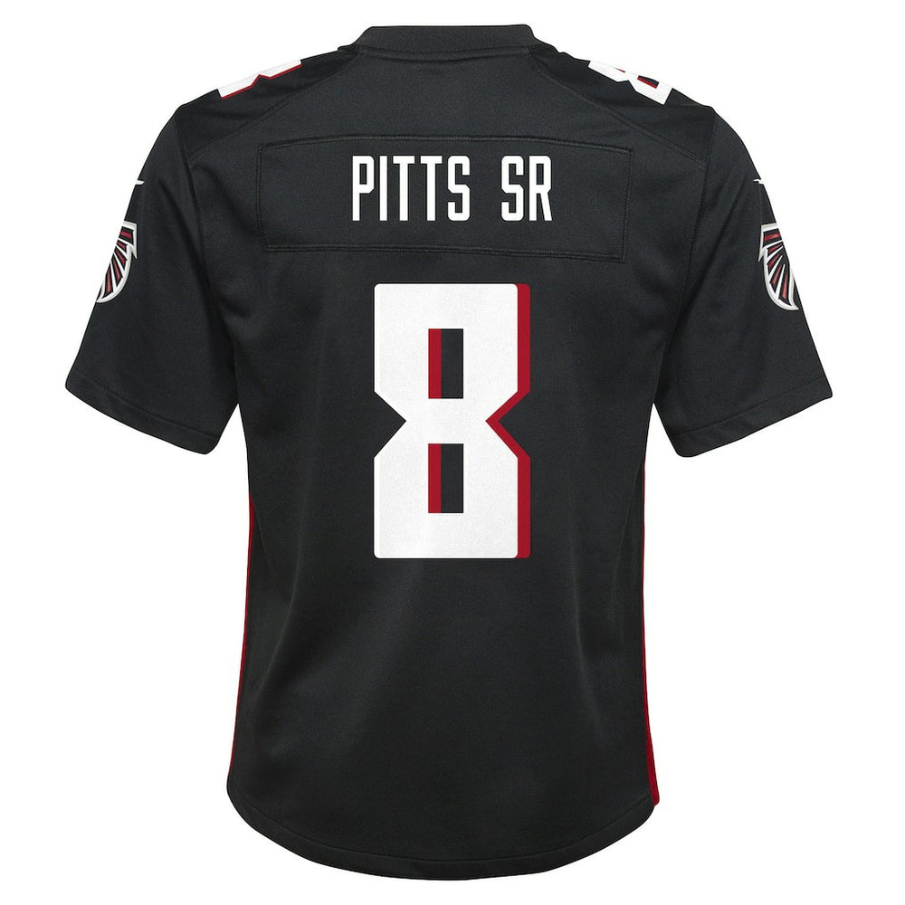 Nike Kyle Pitts Sr. Atlanta Falcons Youth Game Jersey Black