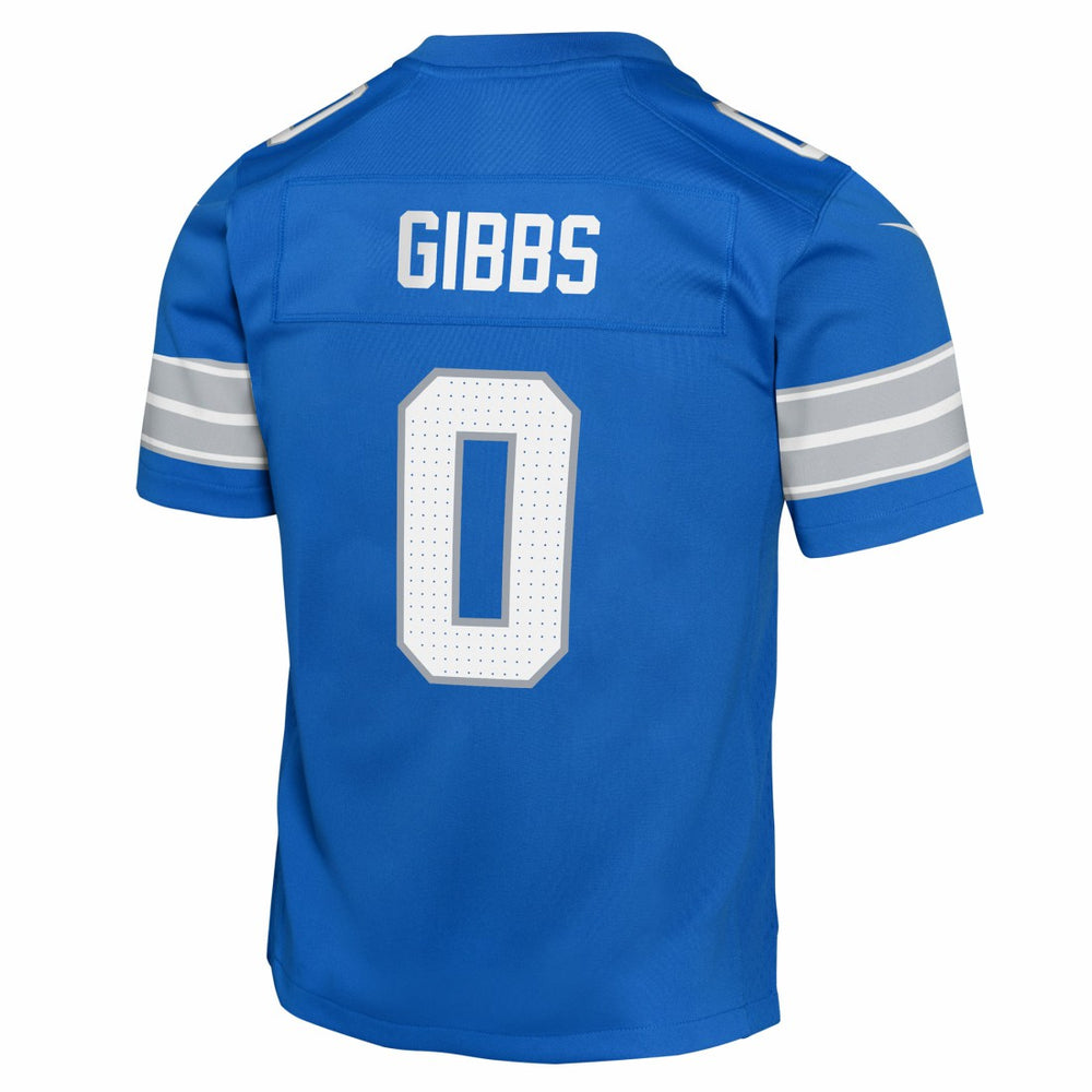 Nike Jahmyr Gibbs Detroit Lions Youth Game Jersey Blue