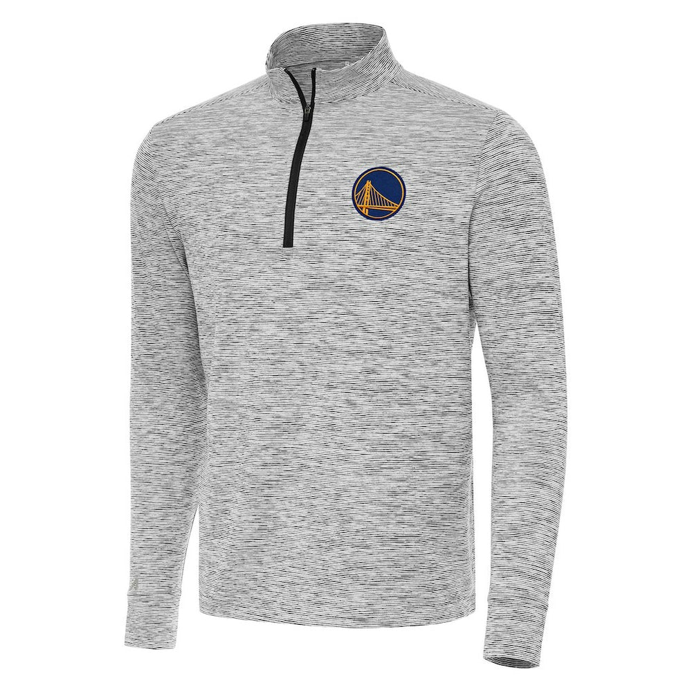 Golden State Warriors Antigua Cause Quarter-Zip Top Black