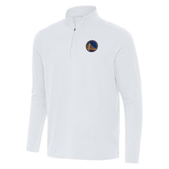 Golden State Warriors Antigua Intent Quarter-Zip Top White
