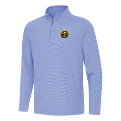 Denver Nuggets Antigua Twine Quarter-Zip Top Royal