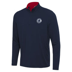 LA Clippers Antigua Content Quarter-Zip Top Navy/Red