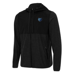 Memphis Grizzlies Antigua Sway Full-Zip Hoodie Jacket Black