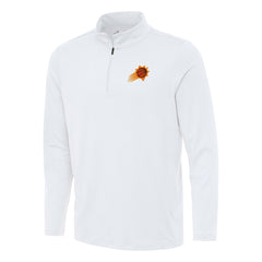 Phoenix Suns Antigua Reprocess Quarter-Zip Top White