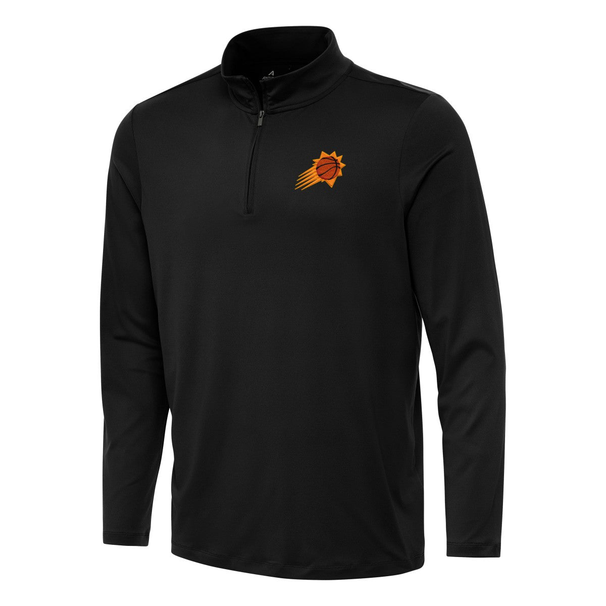 Phoenix Suns Antigua Reprocess Quarter-Zip Top Black